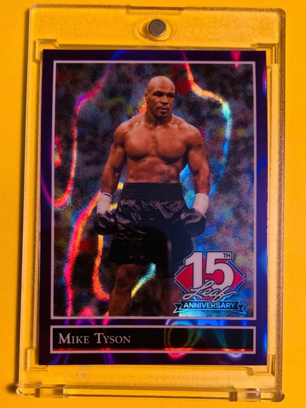1/1 MIKE TYSON REFRACTOR BOXING CARD SSP - ONE OF ONE - 1 COPY MADE!!